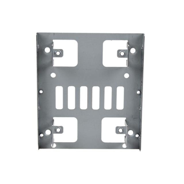 StarTech.com - Bracket Adaptador Bandeja de Montaje 2 Unidades de Disco Duro HDD de 2,5" a Bahía de 3,5 Pulgadas