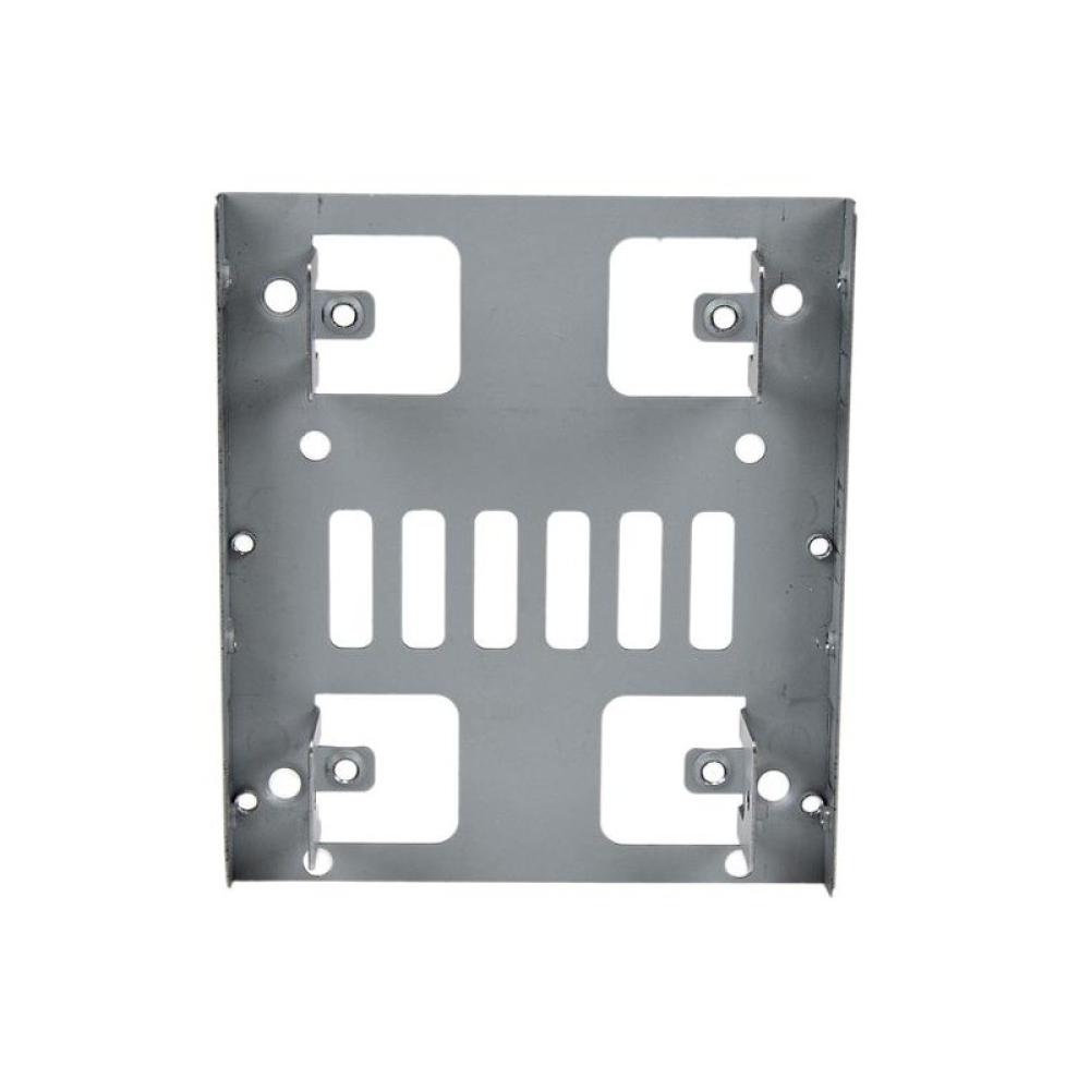 StarTech.com - Bracket Adaptador Bandeja de Montaje 2 Unidades de Disco Duro HDD de 2,5" a Bahía de 3,5 Pulgadas