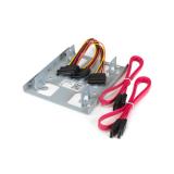 StarTech.com - Bracket Adaptador Bandeja de Montaje 2 Unidades de Disco Duro HDD de 2,5" a Bahía de 3,5 Pulgadas