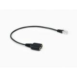 Equip - 147944 cable de audio 0,25 m RJ-9 2 x 3.5mm Negro