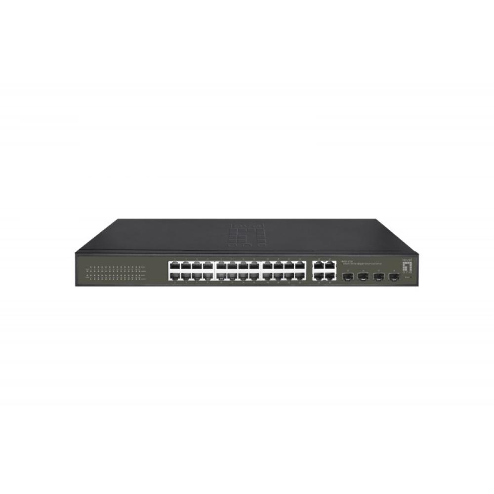 LevelOne - GES-2128 switch Gestionado L2 Gigabit Ethernet (10/100/1000) Negro