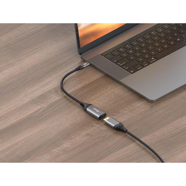Equip - 133493 Adaptador de USB-C a DisplayPort 1.4, 8K/30Hz
