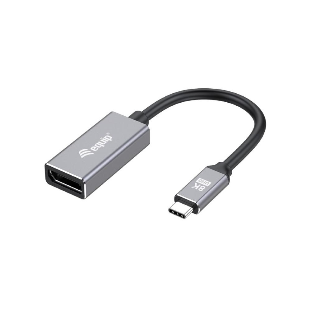 Equip - 133493 Adaptador de USB-C a DisplayPort 1.4, 8K/30Hz