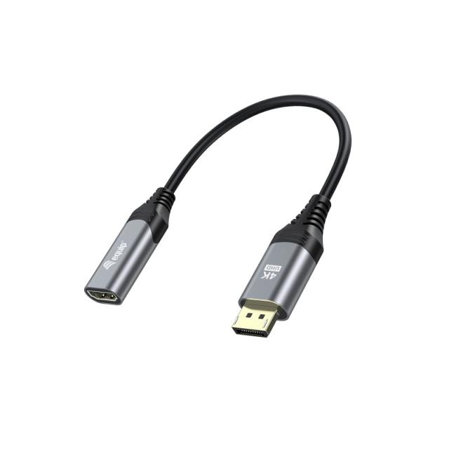 Equip - Adaptador DisplayPort 1.2 a HDMI, 4K/60Hz
