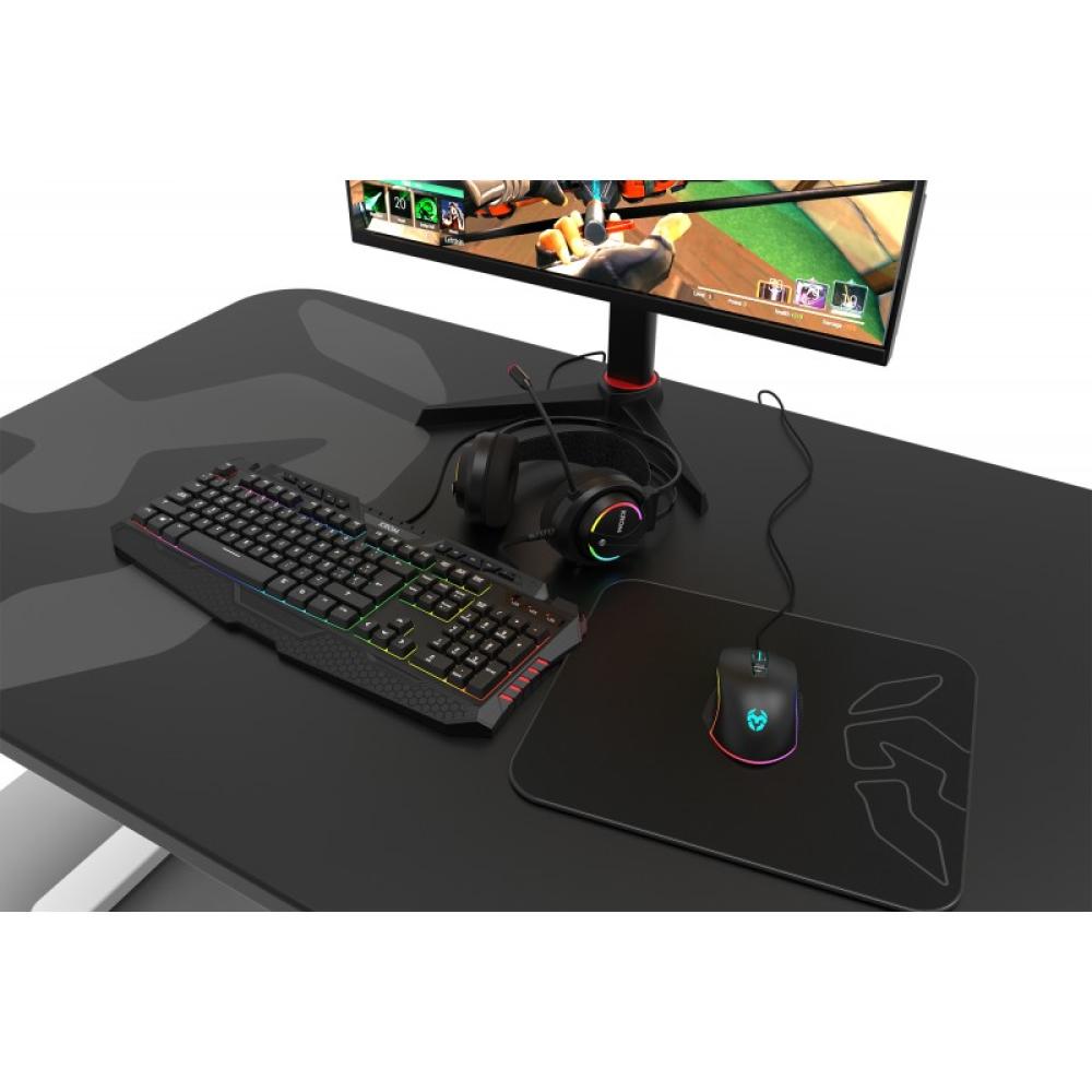 Krom - Keos ratón Juego mano derecha USB tipo A Óptico 6400 DPI