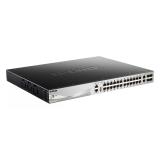 D-Link - DGS-3130-30PS/E switch Gestionado L3 Gigabit Ethernet (10/100/1000) Energía sobre Ethernet (PoE) Gris