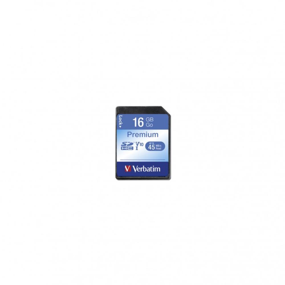 Verbatim - Premium 16 GB SDHC Clase 10