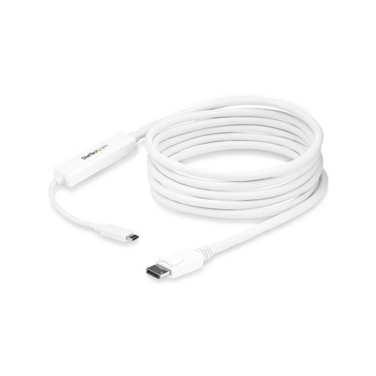 StarTech.com - Cable 3m USB C a DisplayPort 1.2 de 4K a 60Hz - Adaptador Convertidor USB Tipo C a DisplayPort - HB - CDP2DPMM3MW