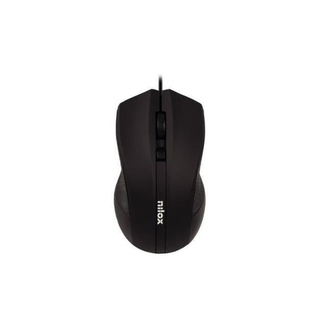 Nilox - RATON ÓPTICO USB 1600 DPI -NEGRO