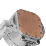 Mars Gaming - ML-ONE360 Blanco, Refrigeración Líquida CPU, TDP 550W, Espejo Infinito, 3 Ventiladores Silenciosos, Multisocket Un