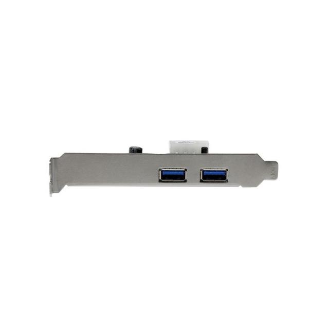 StarTech.com - Adaptador Tarjeta Controladora PCI Express PCI-E 2 Puertos USB 3.0 con Alimentación Molex y UASP