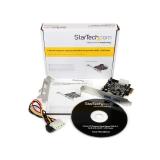 StarTech.com - Adaptador Tarjeta Controladora PCI Express PCI-E 2 Puertos USB 3.0 con Alimentación Molex y UASP