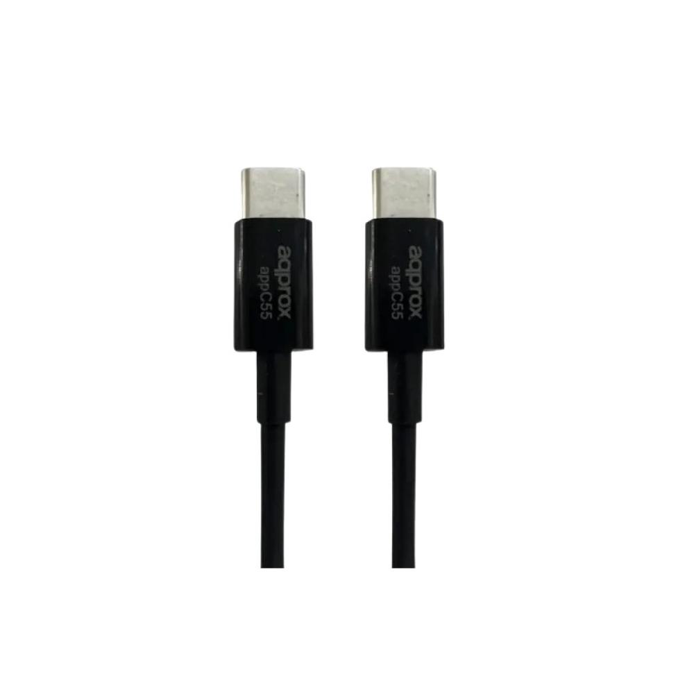 Approx - APPC55 cable USB 1 m USB C Negro