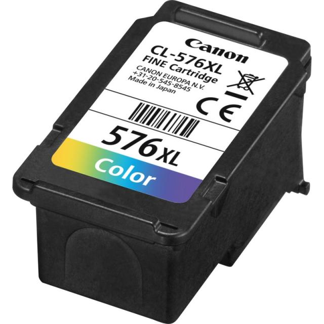 Canon - CL-576XL cartucho de tinta 1 pieza(s) Original Alto rendimiento (XL) Magenta, Amarillo, Cian