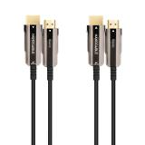 Nanocable - Cable HDMI V2.0 AOC 4K@60Hz 18Gbps A/M-A/M, Negro, 15 m