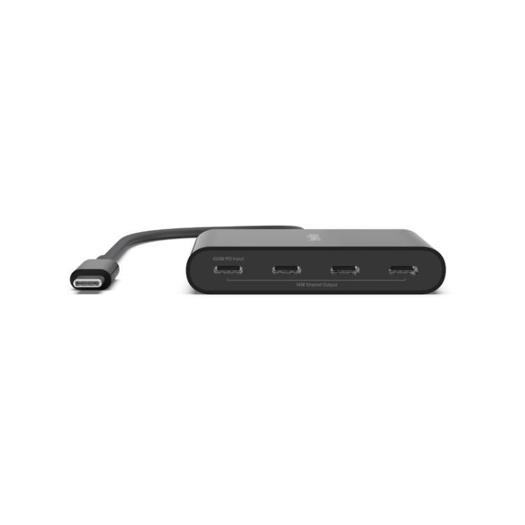 Belkin - AVC018BTBK hub de interfaz USB Tipo C 10000 Mbit/s Negro