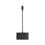 Belkin - AVC018BTBK hub de interfaz USB Tipo C 10000 Mbit/s Negro