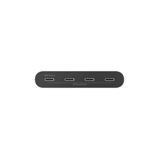 Belkin - AVC018BTBK hub de interfaz USB Tipo C 10000 Mbit/s Negro