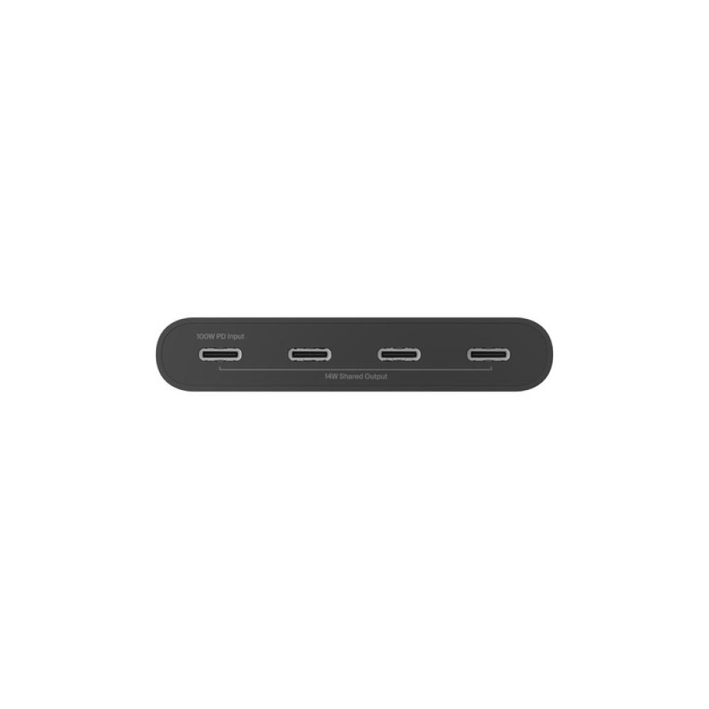 Belkin - AVC018BTBK hub de interfaz USB Tipo C 10000 Mbit/s Negro
