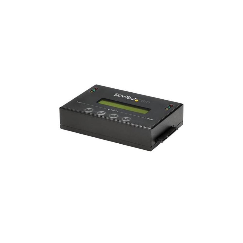 StarTech.com - Clonador y Borrador Autónomo 1:1 para Discos Duros SSDs SATA - con Pantalla LCD - TAA - Independiente del Sistema