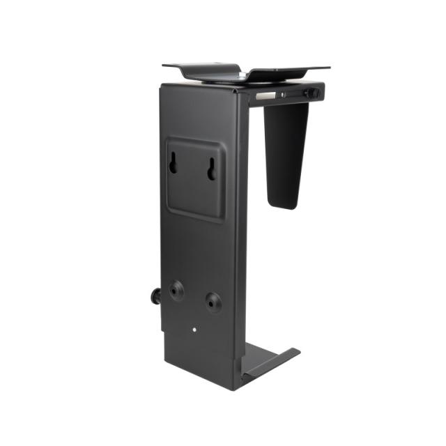 TooQ - Soporte Metálico para CPU para Escritorio/Pared, Negro