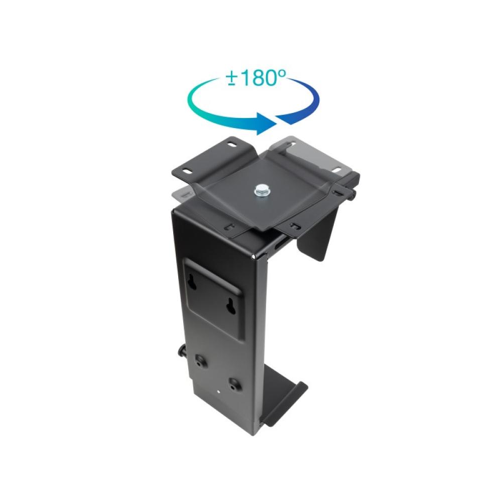 TooQ - Soporte Metálico para CPU para Escritorio/Pared, Negro