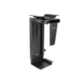 TooQ - Soporte Metálico para CPU para Escritorio/Pared, Negro
