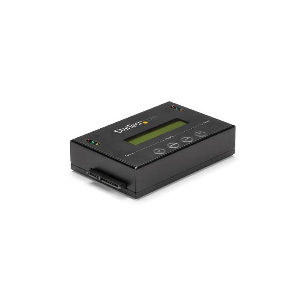 StarTech.com - Clonador y Borrador Autónomo 1:1 para Discos Duros SSDs SATA - con Pantalla LCD - TAA - Independiente del Sistema