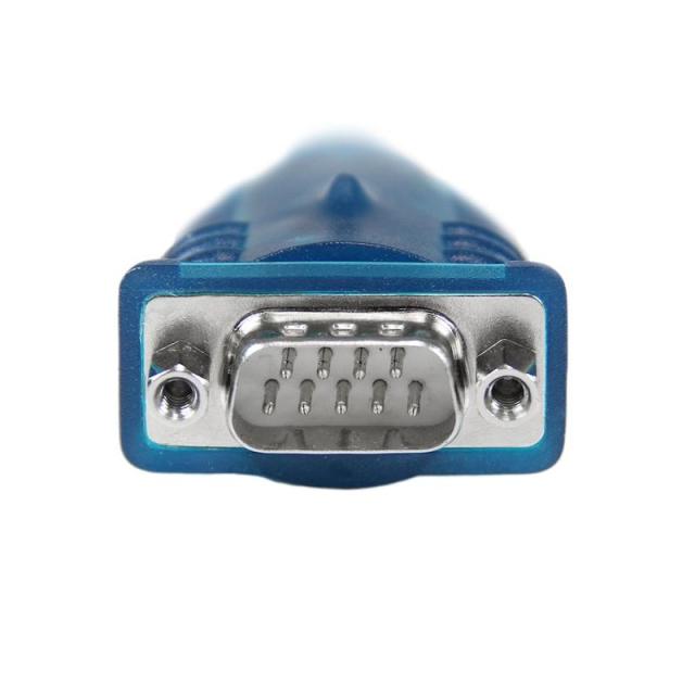 StarTech.com - Cable Adaptador USB a Serie RS232 de 1 Puerto Serial DB9 - Macho a Macho