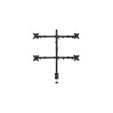 Ewent - EW1514 soporte para monitor 81,3 cm (32") Abrazadera/Atornillado Negro