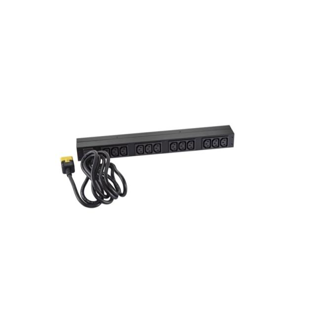 APC - Basic Rack PDU unidad de distribución de energía (PDU) 12 salidas AC 0U/1U Negro