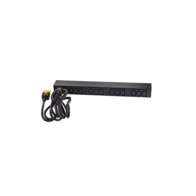 APC - Basic Rack PDU unidad de distribución de energía (PDU) 12 salidas AC 0U/1U Negro