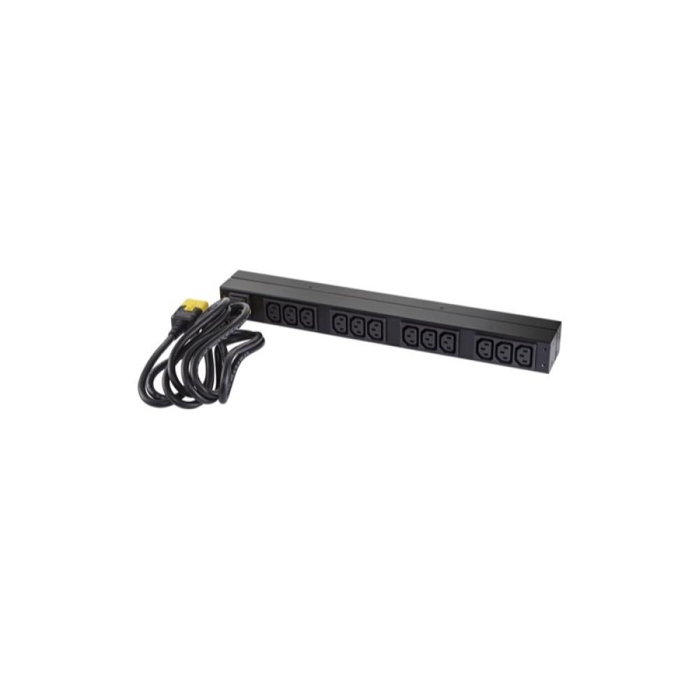 APC - Basic Rack PDU unidad de distribución de energía (PDU) 12 salidas AC 0U/1U Negro
