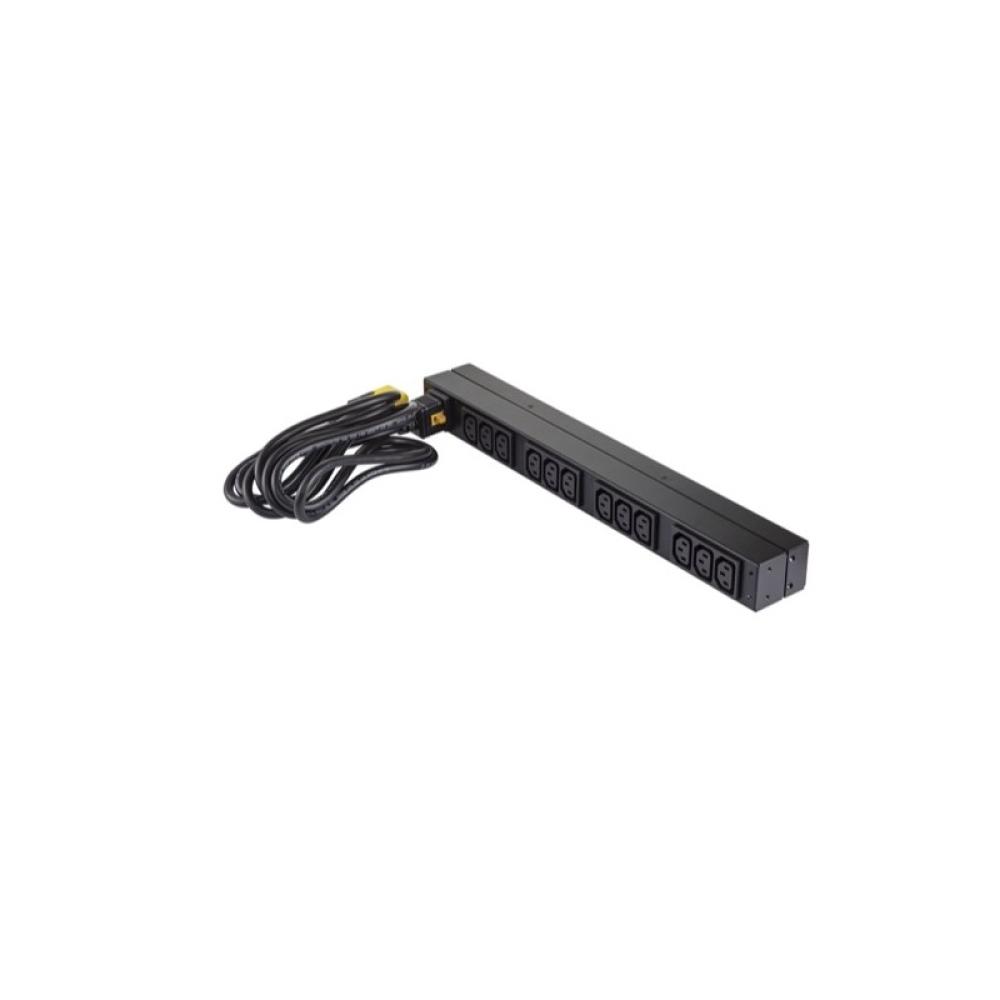 APC - Basic Rack PDU unidad de distribución de energía (PDU) 12 salidas AC 0U/1U Negro