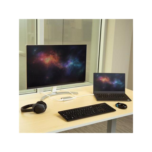 StarTech.com - Adaptador Multipuertos USB-C - Docking Station Portátil USB-C 4K HDMI - Entrega de Potencia 60W - GbE - Hub 2x US