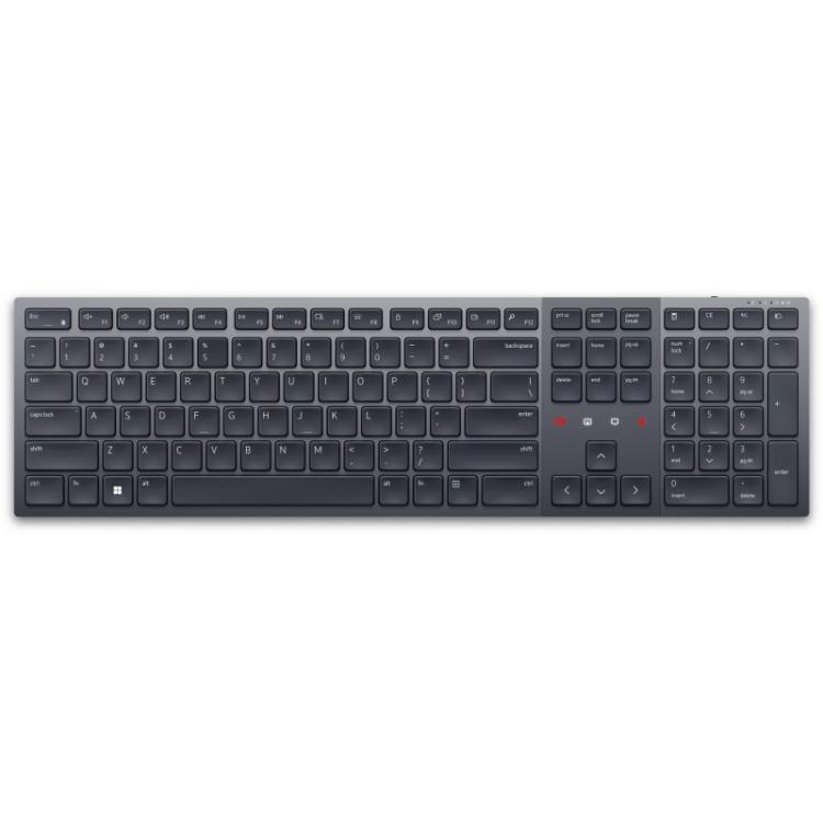 DELL - KB900 teclado Oficina RF Wireless + Bluetooth QWERTY Español Grafito
