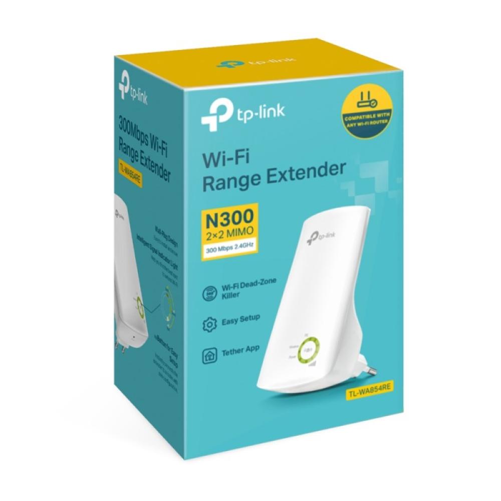 TP-Link - TL-WA854RE ampliador de red Repetidor de red Blanco 10, 100 Mbit/s