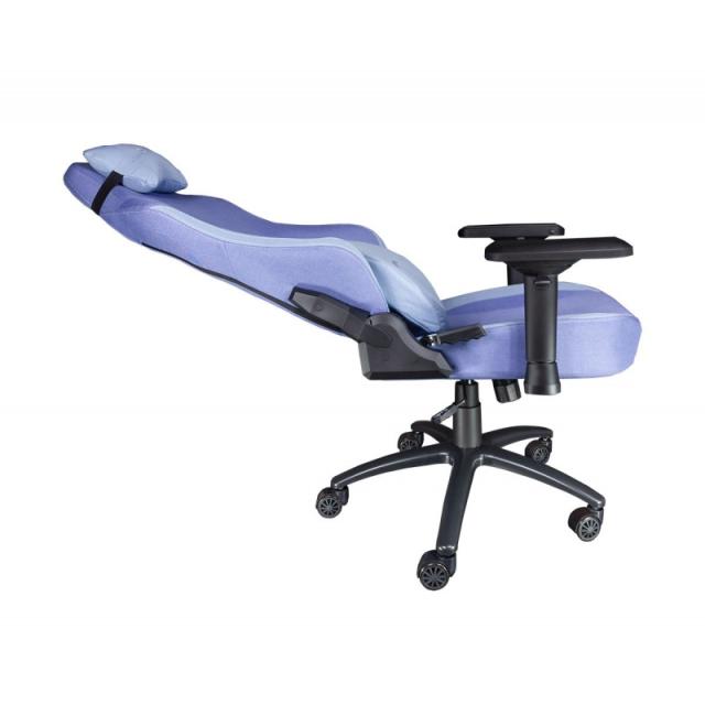 TALIUS - TAL-PANTHER-BLU silla para videojuegos Silla para videojuegos universal Asiento acolchado tapizado Azul