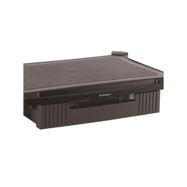 StarTech.com - Base con Cajón para Monitor - de Altura Ajustable con Columnas Apilables - con Soporte para Pantallas hasta 32 Pu