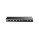 TP-Link - TL-SG116P switch No administrado Gigabit Ethernet (10/100/1000) Energía sobre Ethernet (PoE) Negro