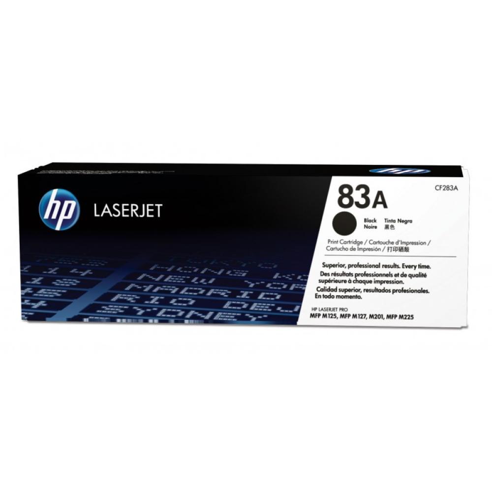 HP - Cartucho de tóner original LaserJet 83A negro