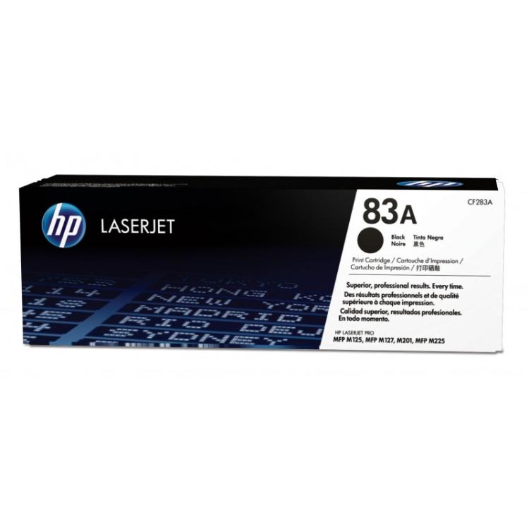 HP - Cartucho de tóner original LaserJet 83A negro