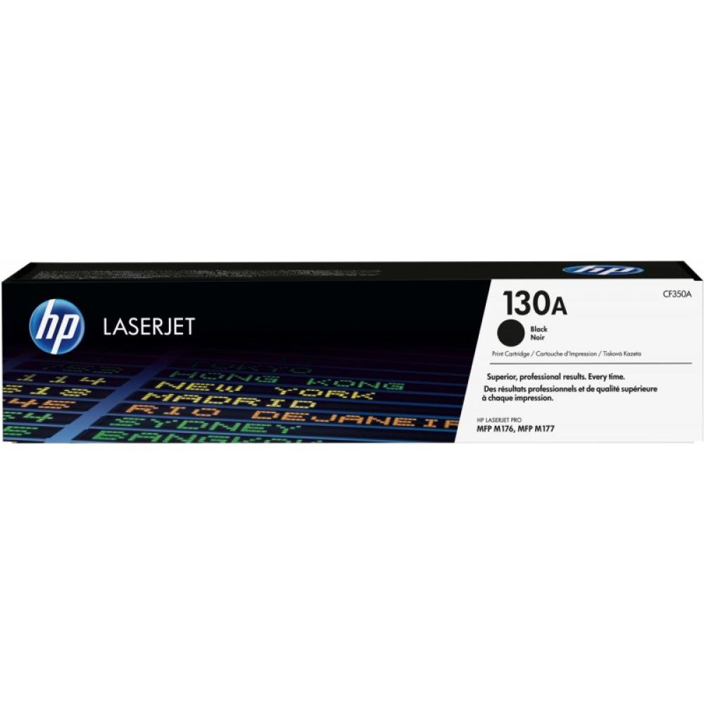 HP - Cartucho de tóner original LaserJet 130A negro