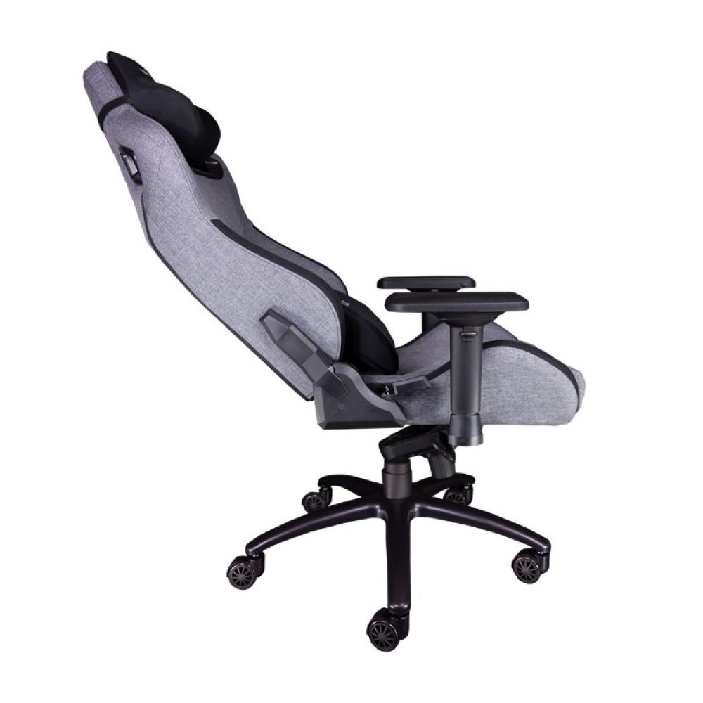 TALIUS - TAL-RAPTOR-GRY silla para videojuegos Silla para videojuegos universal Asiento acolchado tapizado Gris