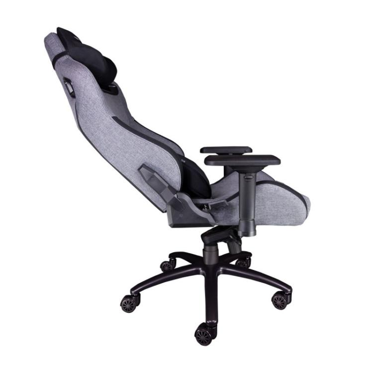 TALIUS - TAL-RAPTOR-GRY silla para videojuegos Silla para videojuegos universal Asiento acolchado tapizado Gris