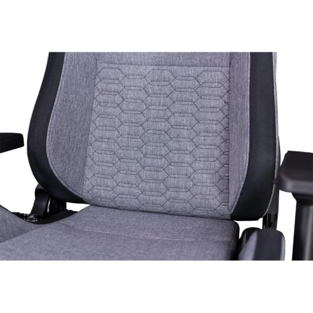 TALIUS - TAL-RAPTOR-GRY silla para videojuegos Silla para videojuegos universal Asiento acolchado tapizado Gris