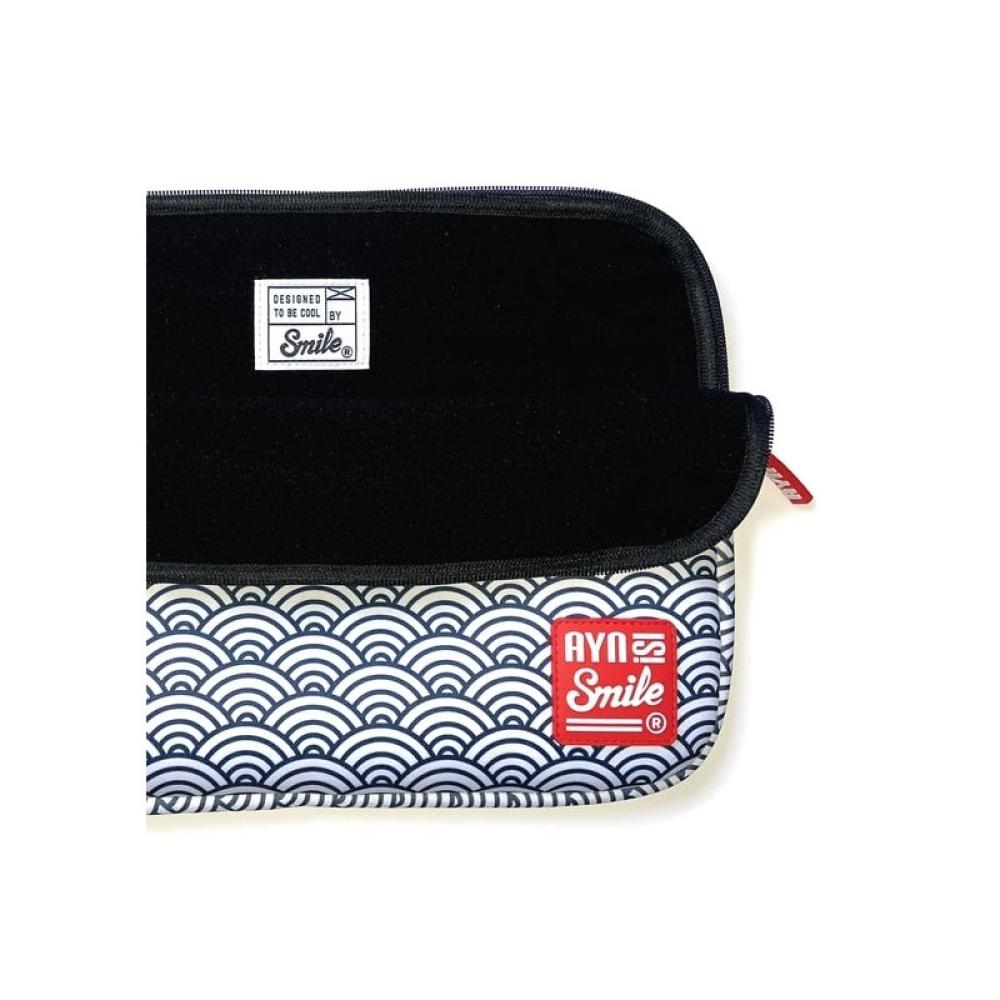 Smile - Laptop sleeve Kimono 13"-14" Seigaiha + Mouse