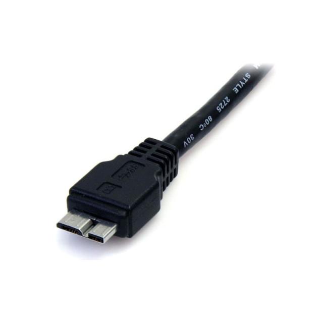 StarTech.com - Cable 50cm USB 3.0 Super Speed SS Micro USB B Macho a USB A Macho Adaptador - Negro