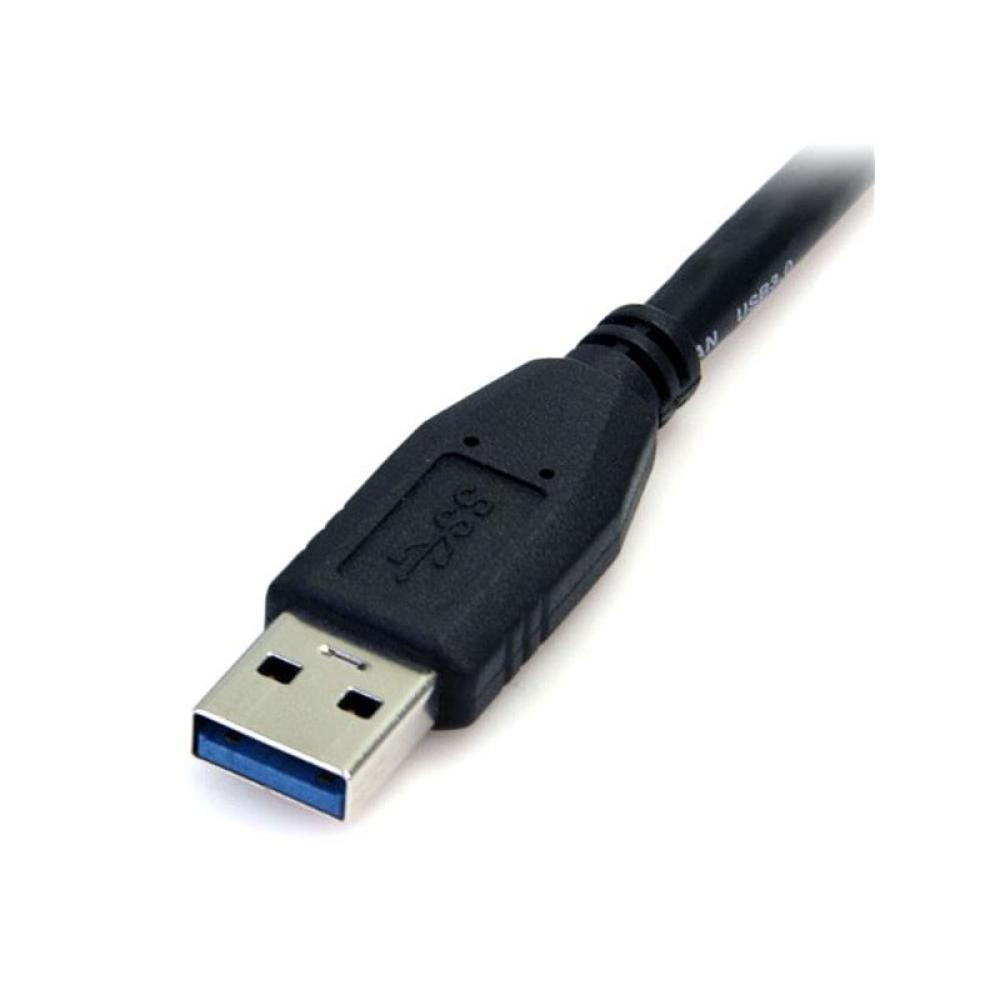 StarTech.com - Cable 50cm USB 3.0 Super Speed SS Micro USB B Macho a USB A Macho Adaptador - Negro