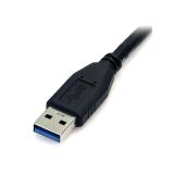 StarTech.com - Cable 50cm USB 3.0 Super Speed SS Micro USB B Macho a USB A Macho Adaptador - Negro